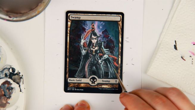 go to Personalisierte Magic-Karte: Bayonetta