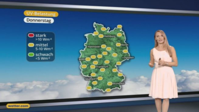 go to Das Wetter in Deutschland am 08. September 2016