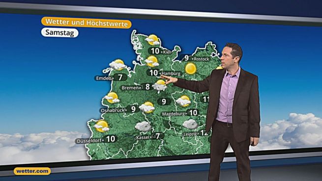 go to Das Wetter in Deutschland am 23. April 2016