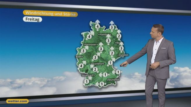 go to Das Wetter in Deutschland am 31. März 2017