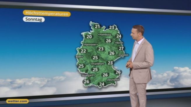 go to Das Wetter in Deutschland am 31. Juli 2016