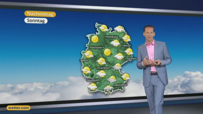 go to Das Wetter in Deutschland am 02. April 2017