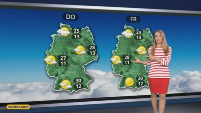 go to Das Wetter in Deutschland am 30. August 2016